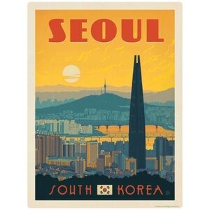 Sticker: Seoul South Korea - Laptop Decal